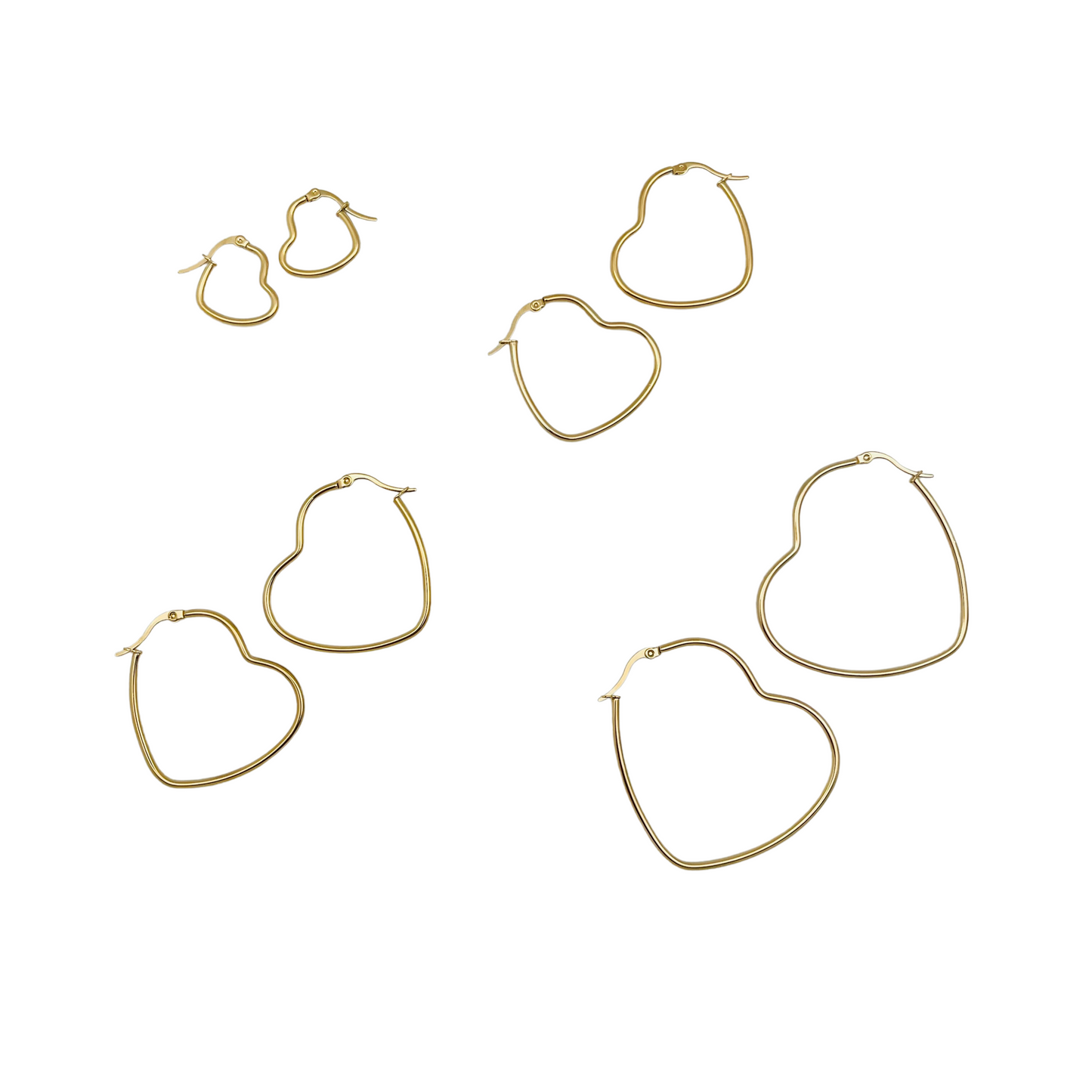 20.0mm Tube Heart Hoops