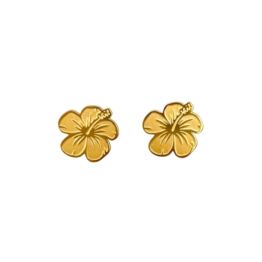 Gold Flower "Flor de Maga" Earrings