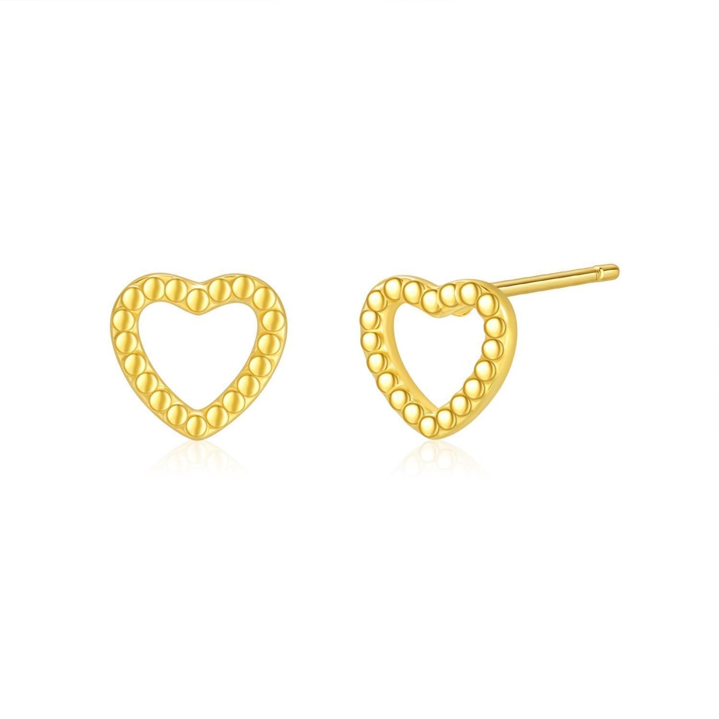 Open Heart Earrings