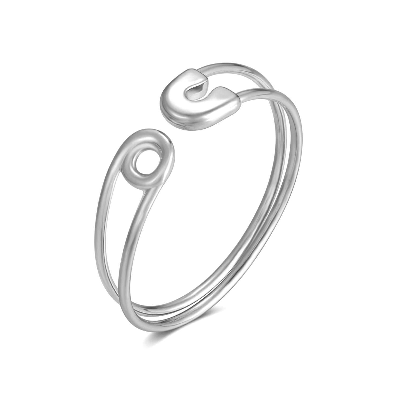 Safety Pin Ring – Force Steel