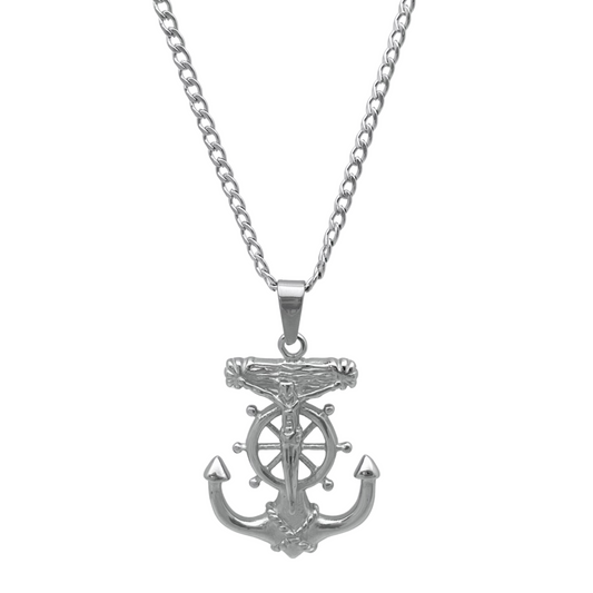 Anchor & Rudder Necklace