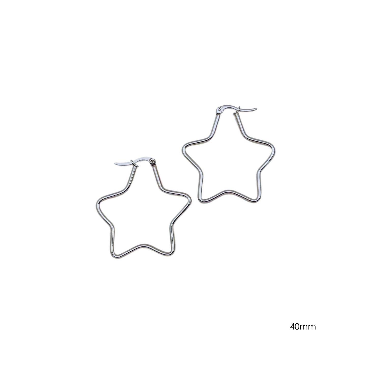 40.0mm Tube Star Hoops