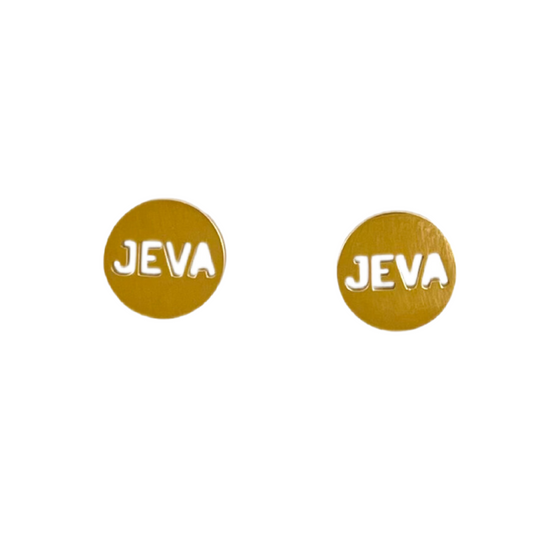 Gold "Jeva" Earrings