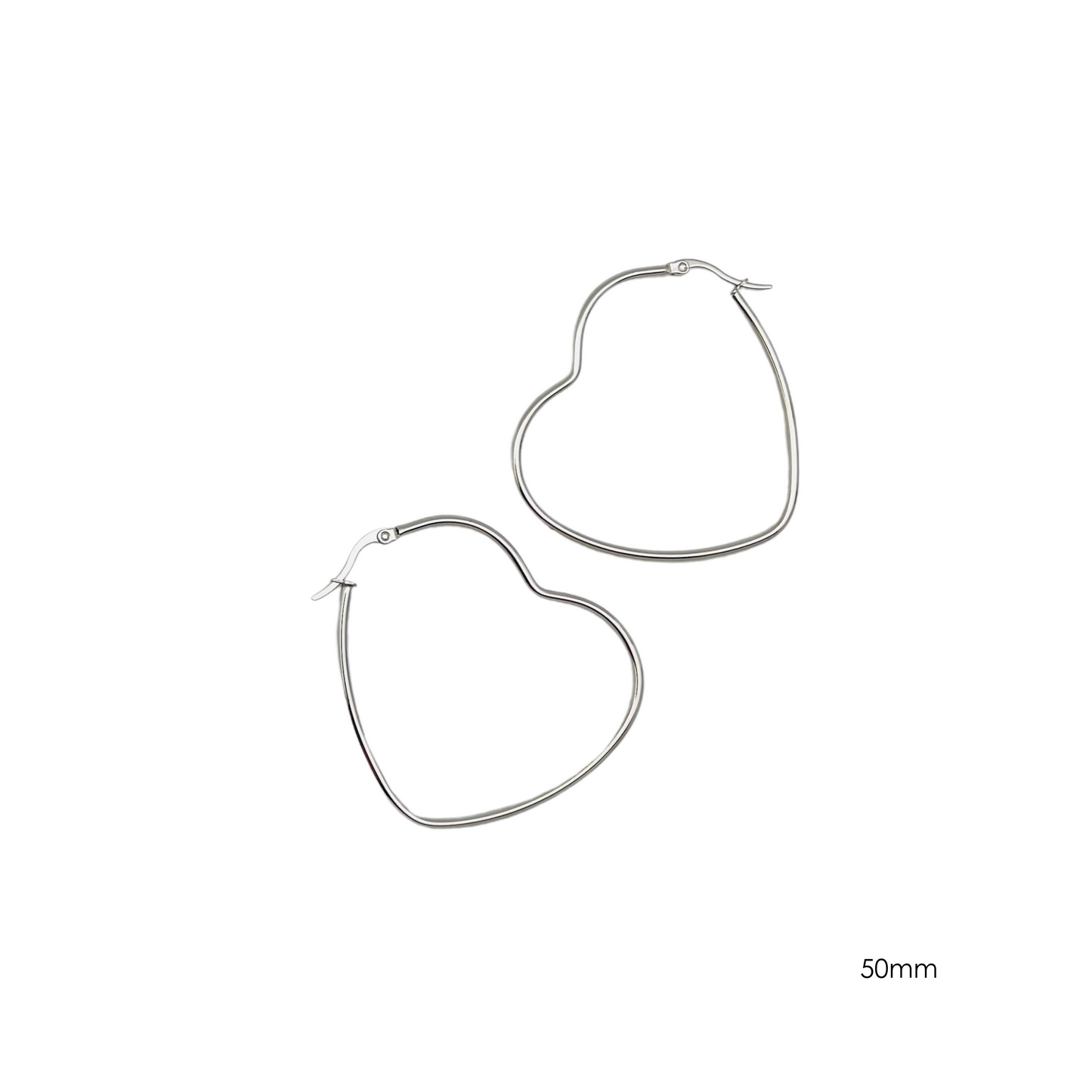 50.0mm Tube Heart Hoops