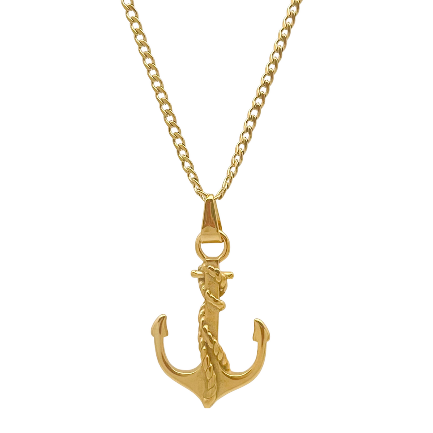 Anchor Rope Necklace