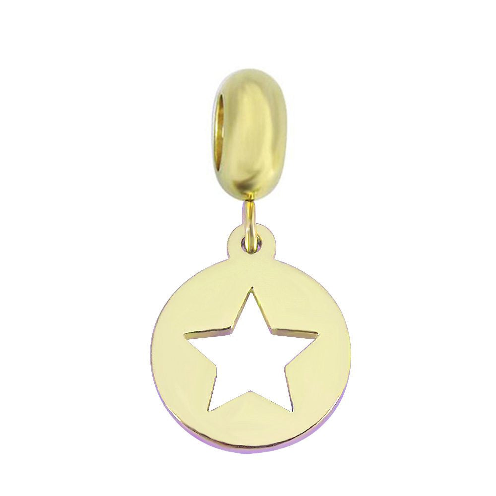 Open Star Dangle Necklace