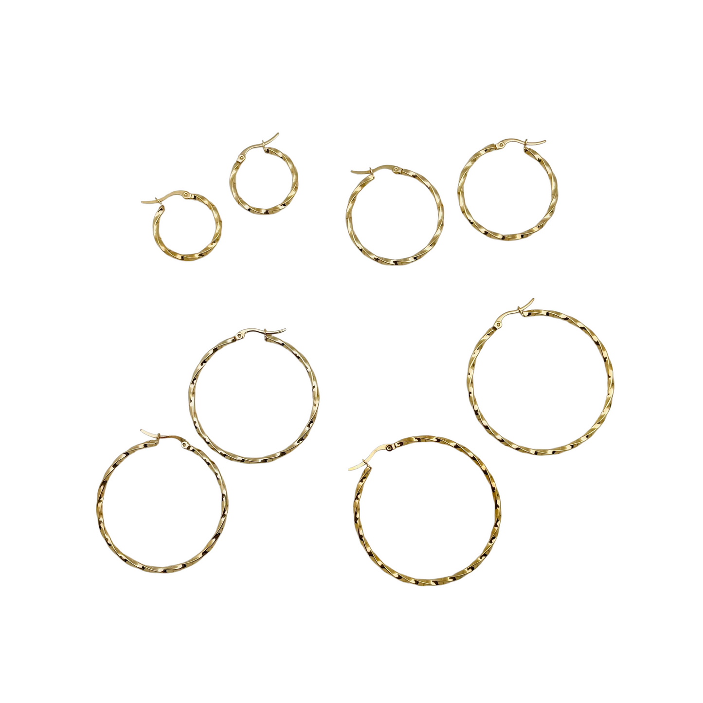 20.0mm Braided Round Hoops