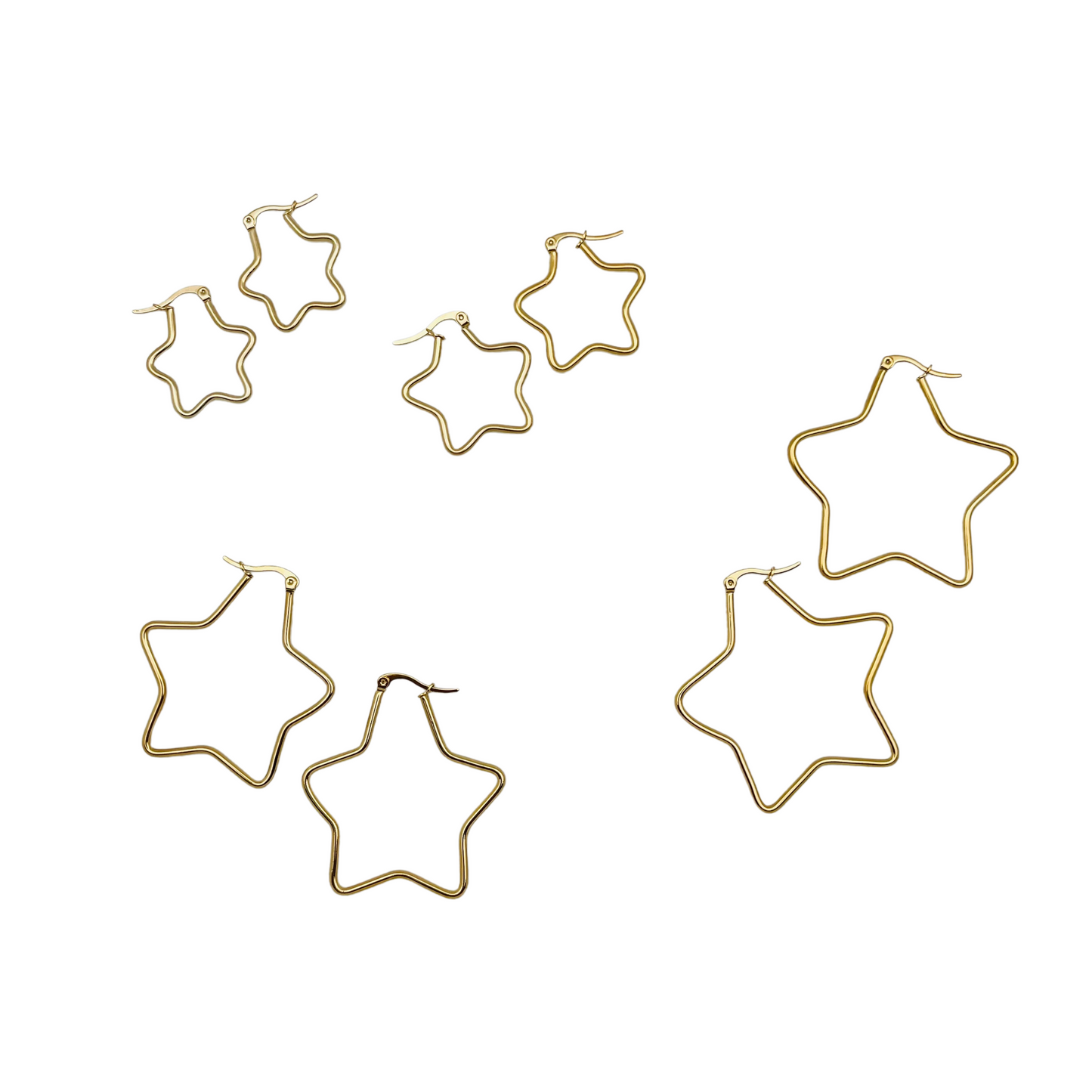 40.0mm Tube Star Hoops