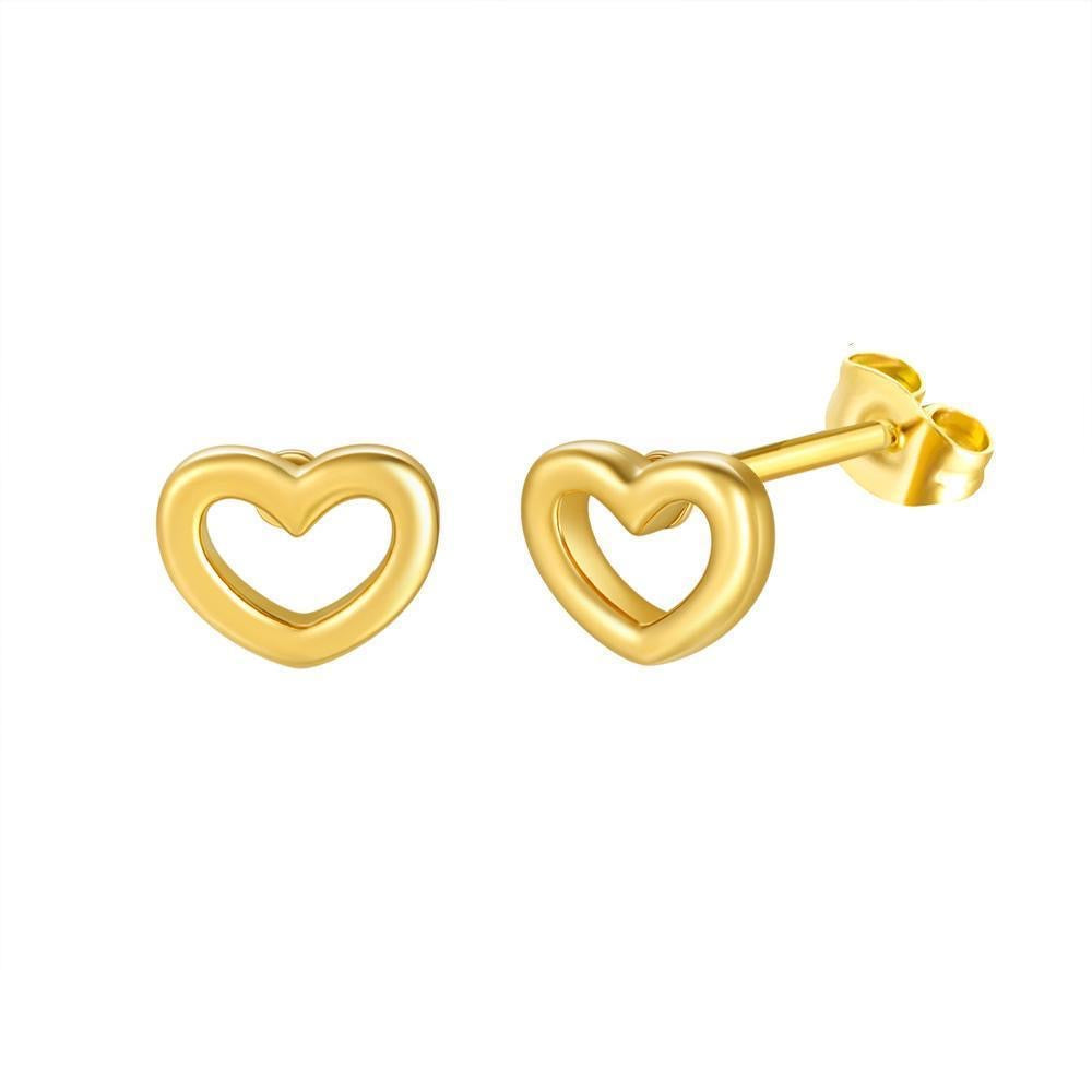 Open Heart Earrings