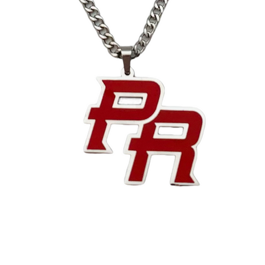 Red "PR" Initials