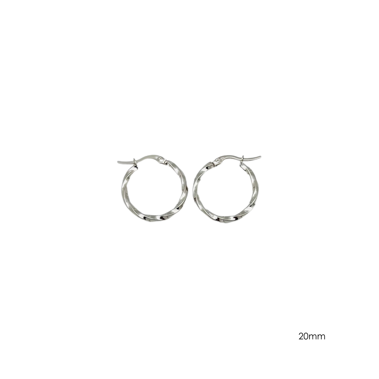 20.0mm Braided Round Hoops