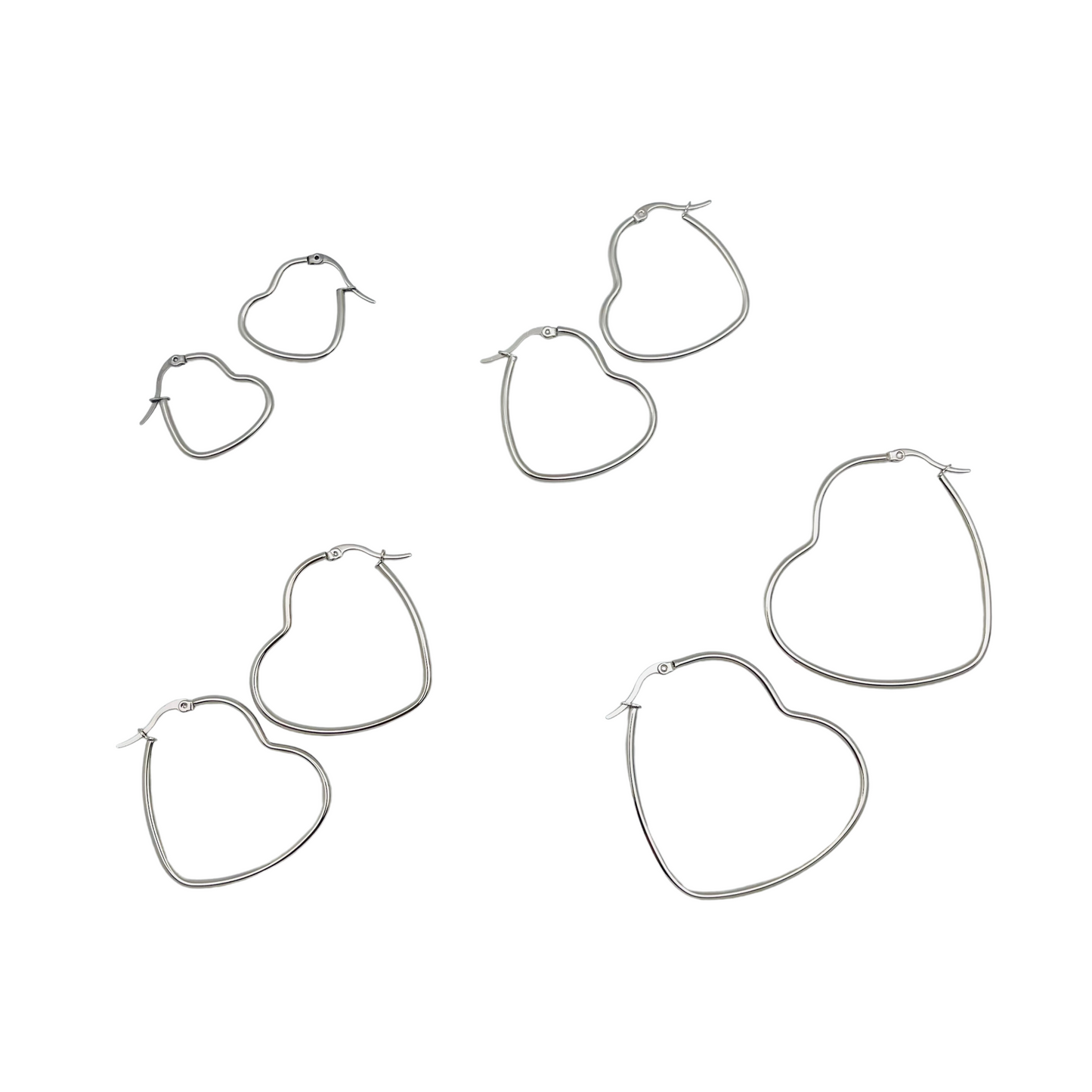 20.0mm Tube Heart Hoops