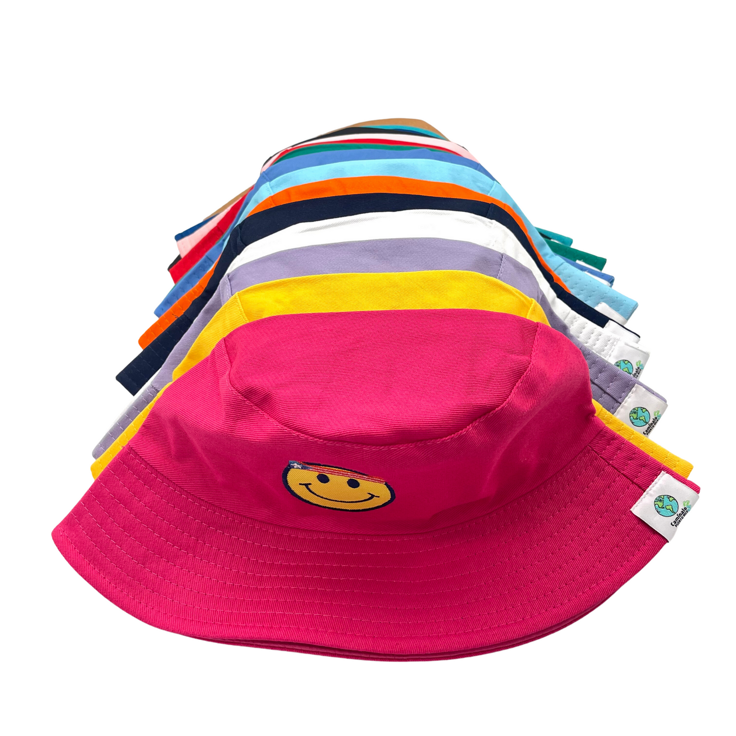 Flag Smiley Face Bucket Hat