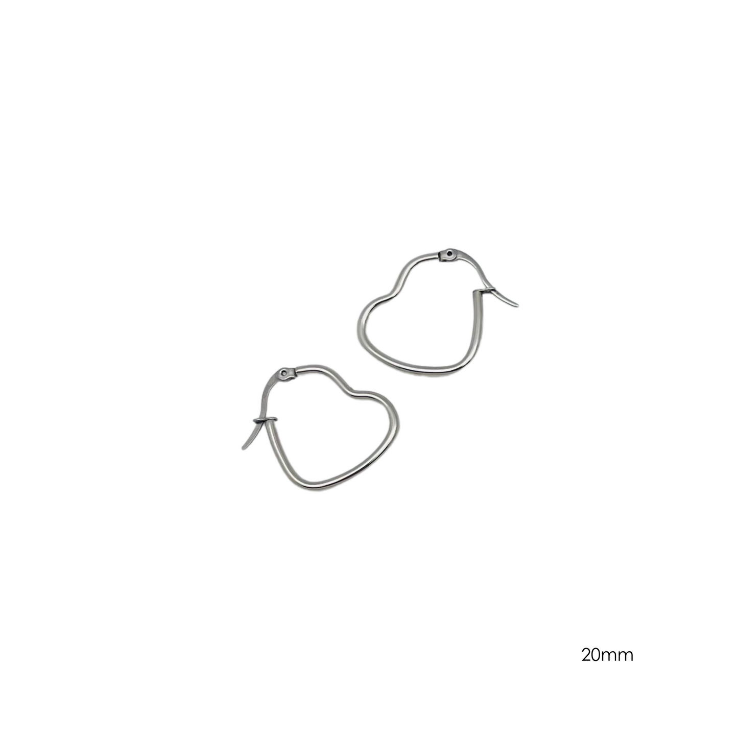 20.0mm Tube Heart Hoops