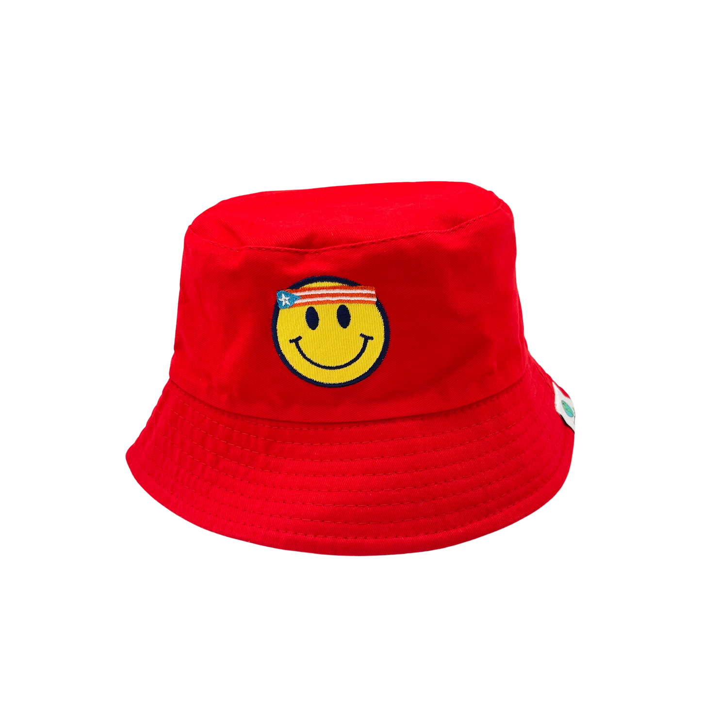 Flag Smiley Face Bucket Hat