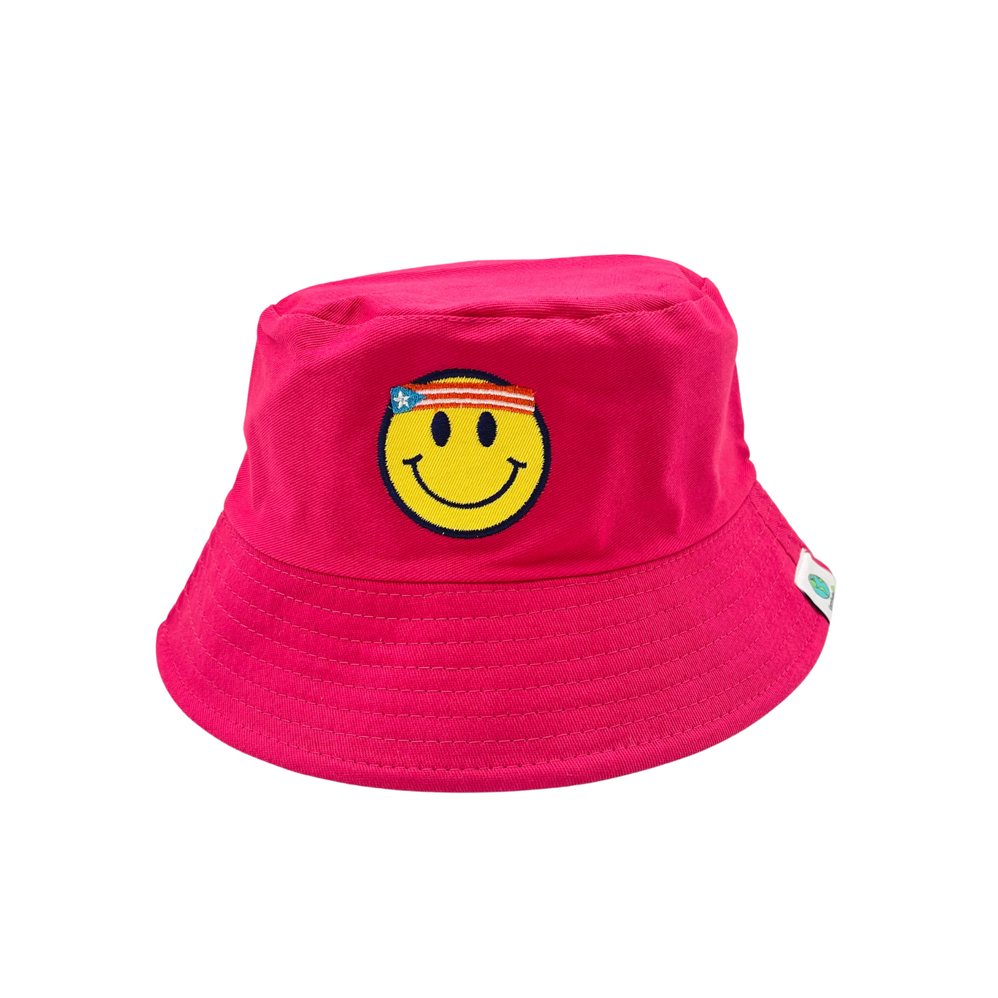 Flag Smiley Face Bucket Hat