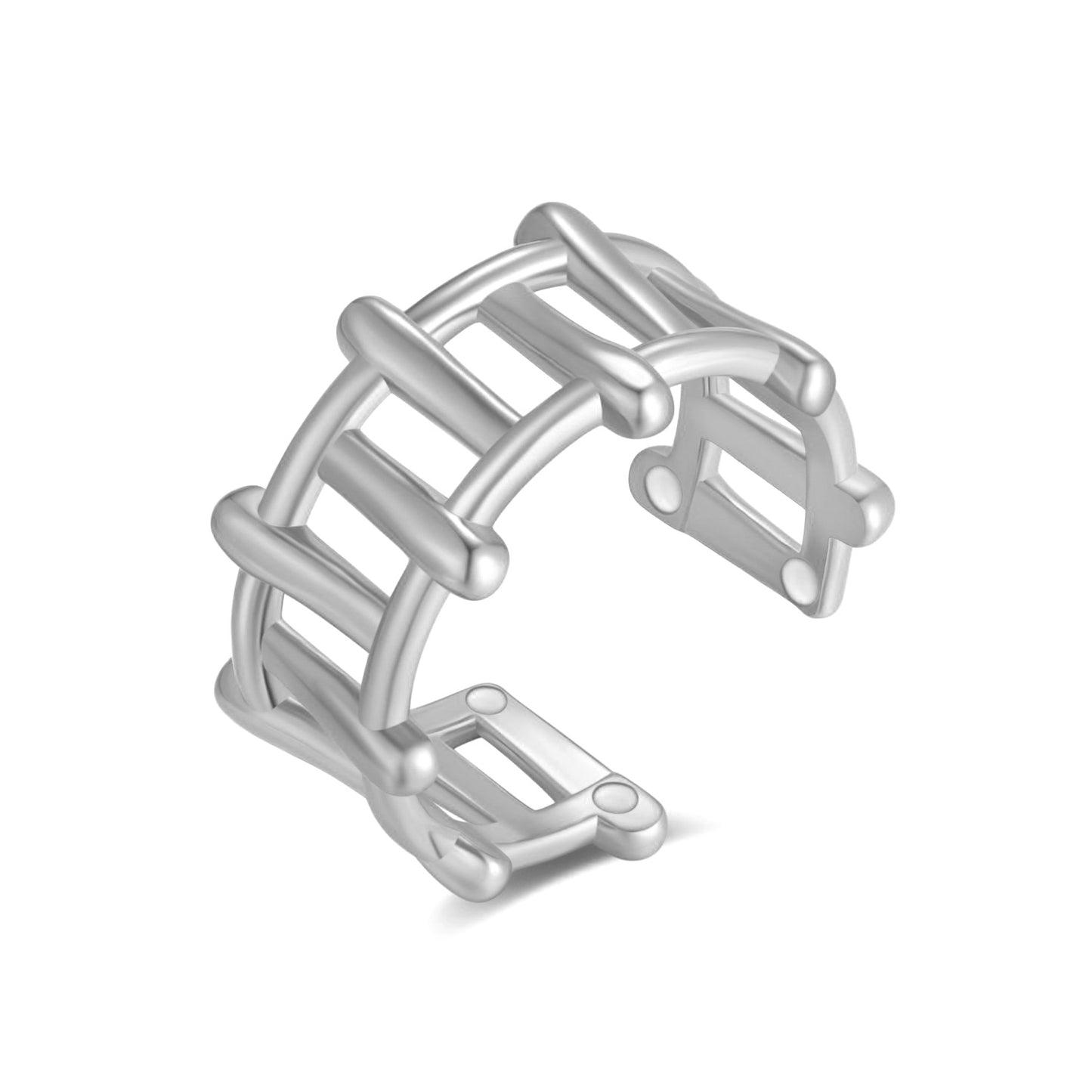 Irregular Bars Ring