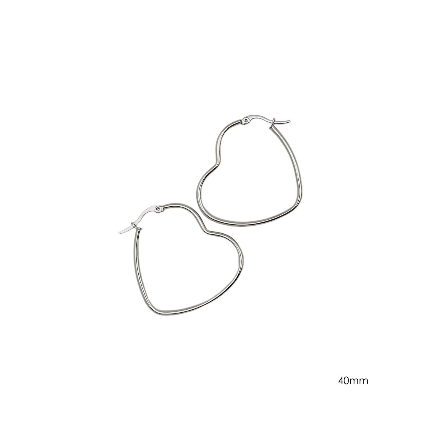 40.0mm Tube Heart Hoops